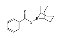 9-borabicyclo[3.3.1]nonan-9-yl benzenecarbodithioate结构式