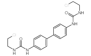 Urea,1,1'-(4,4'-biphenylylene)bis[3-(2-chloroethyl)- (8CI)结构式
