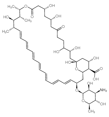 Amphotericin B, 8,9-dideoxy-10-hydroxy-7-oxo-结构式