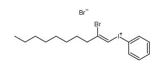 (Z)-2-Bromo-1-decenyl(phenyl)iodonium bromide结构式
