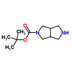 六氢吡咯并[3,4-c]吡咯-2(1H)-甲酸叔丁酯结构式