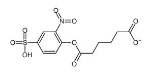 2-nitro-4-sulfophenyl adipate结构式