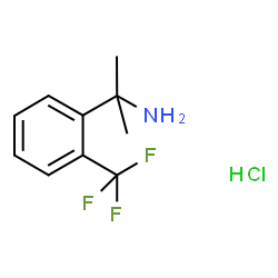 2-[2-(Trifluoromethyl)phenyl]propan-2-amine hydrochloride Structure