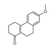 7-methoxy-3,4,9,10-tetrahydro-2H-phenanthren-1-one结构式