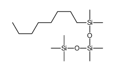 [dimethyl(octyl)silyl]oxy-dimethyl-trimethylsilyloxysilane Structure
