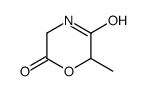 6-methylmorpholine-2,5-dione Structure