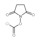 N-hydroxysuccinimidyl chloroformate structure