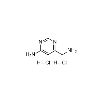 6-(Aminomethyl)pyrimidin-4-amine dihydrochloride Structure