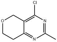 4-氯-2-甲基-7,8-二氢-5H-吡喃并[4,3-d]嘧啶结构式