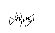 trans-{Rh(ethyleneimine)4Cl2}Cl Structure