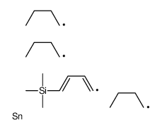 trimethyl(4-tributylstannylbuta-1,3-dienyl)silane Structure