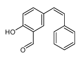 2-hydroxy-5-(2-phenylethenyl)benzaldehyde Structure