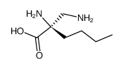 D-Norleucine, 2-(aminomethyl)- (9CI) structure