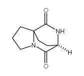 6H-3,8a-Ethanopyrrolo[1,2-a]pyrazine-1,4-dione,tetrahydro-,(3R)-(9CI)结构式