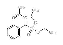 (diethoxyphosphoryl-phenyl-methyl) acetate Structure