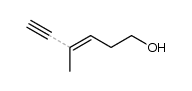 (3E)-4-methyl-hex-3-en-5-yn-1-ol Structure