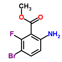 Methyl 6-amino-3-bromo-2-fluorobenzoate Structure