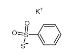 benzenethiosulfonic acid , potassium-salt Structure