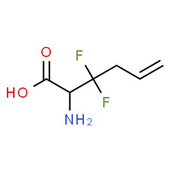 5-Hexenoicacid,2-amino-3,3-difluoro-(9CI) Structure