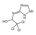 2,2,2-trichloro-1-(1H-1,2,4-triazol-5-ylamino)ethanol结构式