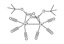 [μ,η(2)-C(O)O(t)Bu]2Fe2(CO)6 Structure