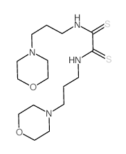 Ethanedithioamide,N1,N2-bis[3-(4-morpholinyl)propyl]- Structure