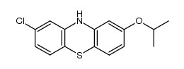2-chloro-8-isopropoxy-10H-phenothiazine结构式