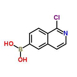 (1-Chloroisoquinolin-6-yl)boronic acid Structure