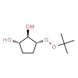 1,2-Cyclopentanediol,3-[(1,1-dimethylethyl)dioxy]-,(1-alpha-,2-bta-,3-alpha-)-(9CI)结构式