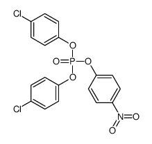 bis(4-chlorophenyl) (4-nitrophenyl) phosphate Structure