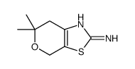 6,6-dimethyl-4,7-dihydropyrano[4,3-d][1,3]thiazol-2-amine Structure