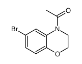 6-bromo-4-N-acetylbenzoxazine Structure