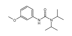 1,1-diisopropyl-3-(3-methoxyphenyl)urea Structure