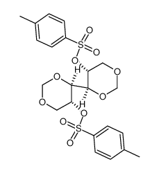 O1,O3,O4,O6-dimethanediyl-O2,O5-bis-(toluene-4-sulfonyl)-D-mannitol Structure