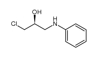 (S)-(+)-1-chloro-3-(phenylamino)-propan-2-ol Structure