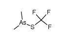 dimethyl(trifluoromethylthio)arsine Structure