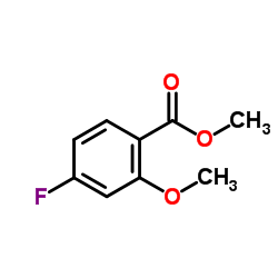 Methyl 4-fluoro-2-methoxybenzoate Structure