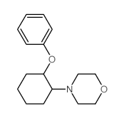 Morpholine,4-(2-phenoxycyclohexyl)-, trans- (8CI) Structure