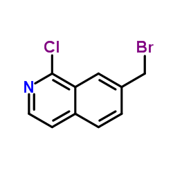 7-(Bromomethyl)-1-chloroisoquinoline structure