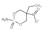 5-ethyl-5-nitro-2-oxo-1,3-dioxa-2$l^C5H11N2O5P-phosphacyclohexan-2-amine Structure