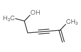 6-METHYL-6-HEPTEN-4-YN-2-OL结构式