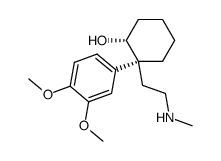 (1R,2S)-2-(3,4-dimethoxyphenyl)-2-(2-(methylamino)ethyl)cyclohexan-1-ol结构式