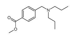 4-dipropylaminomethyl-benzoic acid methyl ester结构式