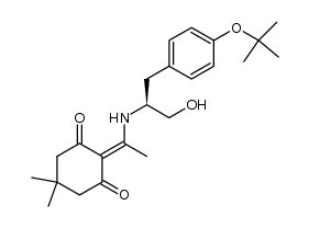 Nα-(Dde)-L-tyrosinol(tBu)结构式