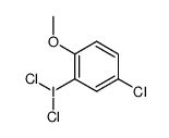 4-chloro-2-dichloroiodanyl-anisole Structure