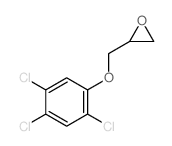 Oxirane,2-[(2,4,5-trichlorophenoxy)methyl]- structure