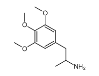 1-(3,4,5-Trimethoxyphenyl)-2-propanamine Structure