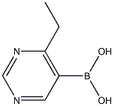 (4-ethylpyrimidin-5-yl)boronic acid Structure