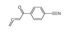 4-(1-Oxo-2,3-butadien-1-yl)benzonitrile structure