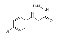 Glycine,N-(4-bromophenyl)-, hydrazide Structure